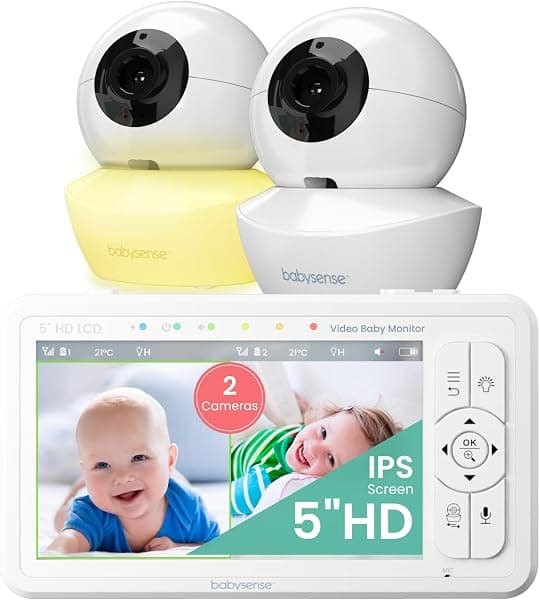 Babysense HD S2 Split-Screen Video Monitor