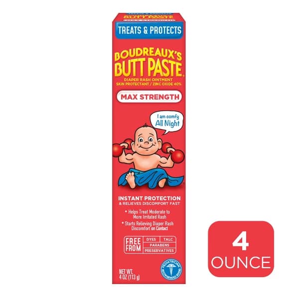 Boudreaux's Butt Paste Maximum Strength Diaper Rash Cream
