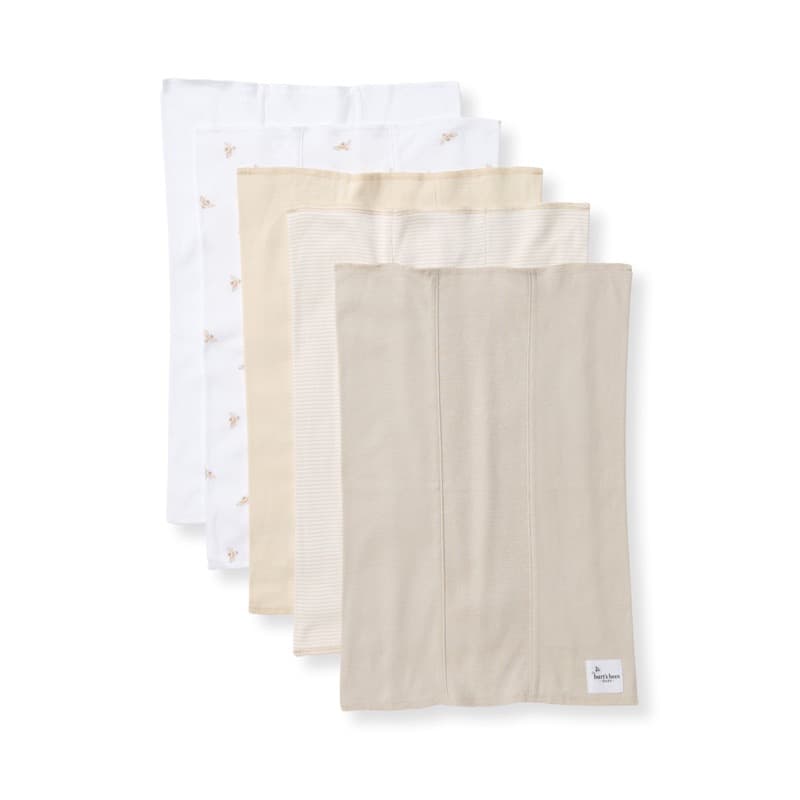 Burt's Bees Baby Organic Burp Cloth (5 Pack)