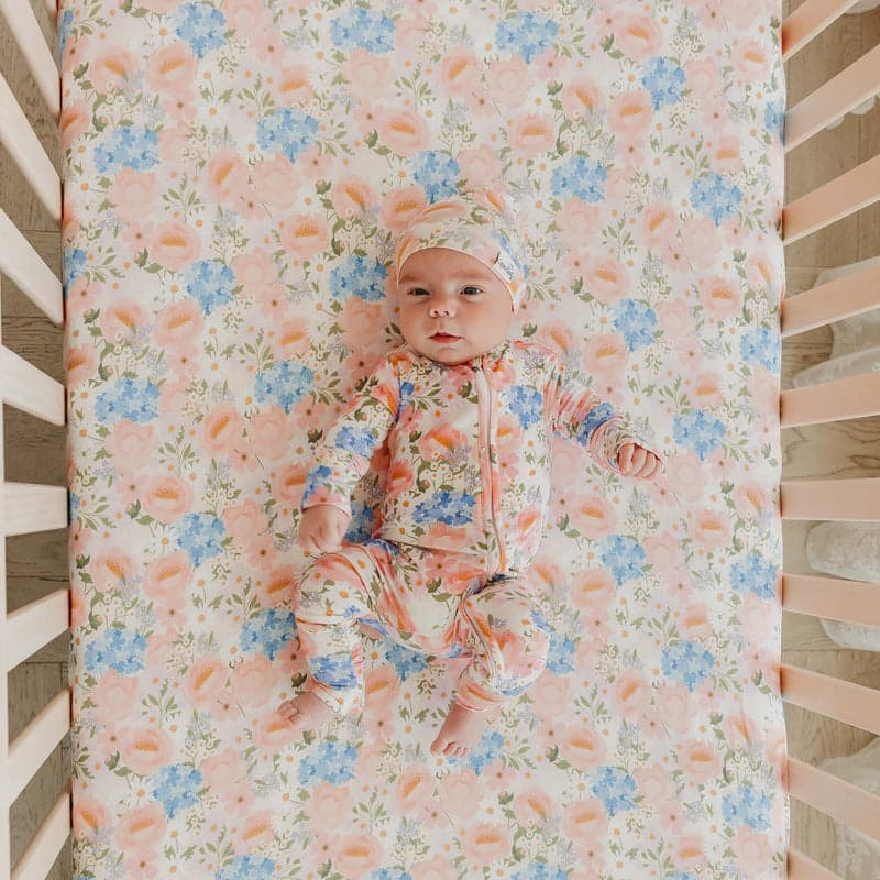 Copper Pearl Premium Knit Crib Sheet