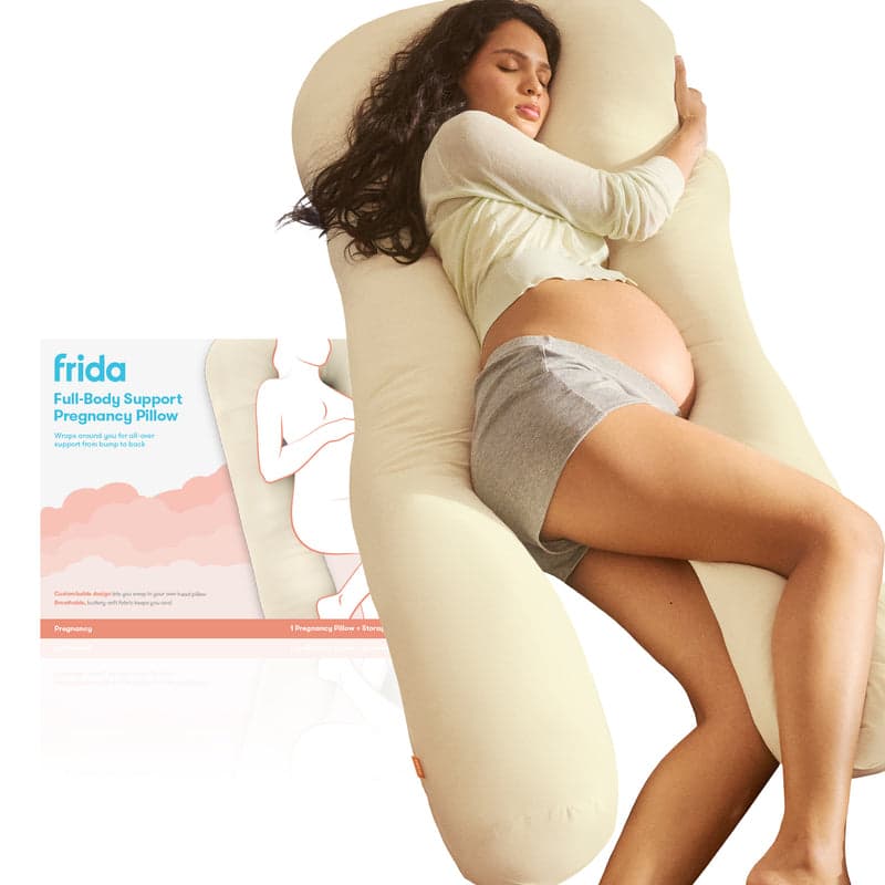 Frida Mom Adjustable Keep-Cool Pregnancy Pillow