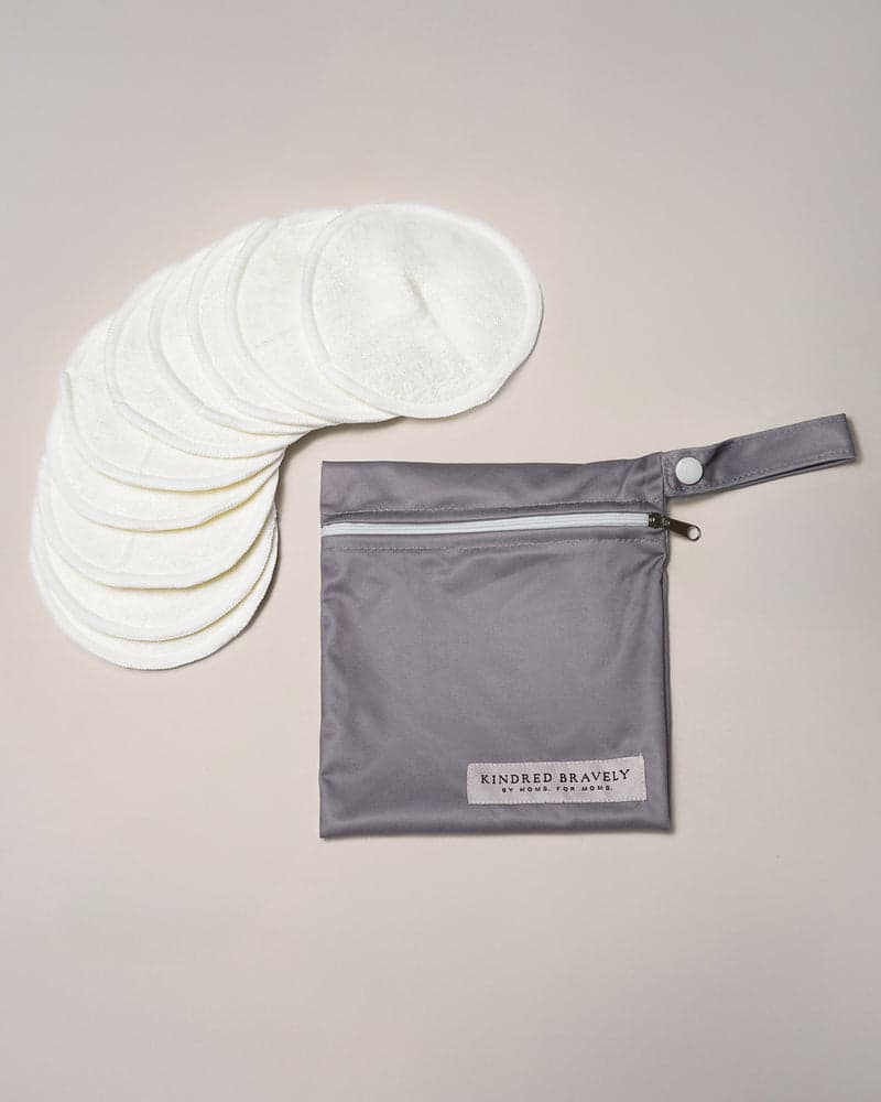Kindred Bravely Organic Bamboo Nursing Pads, 10 Pack