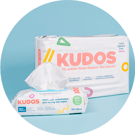 Kudos 100% Cotton Disposable Diapers