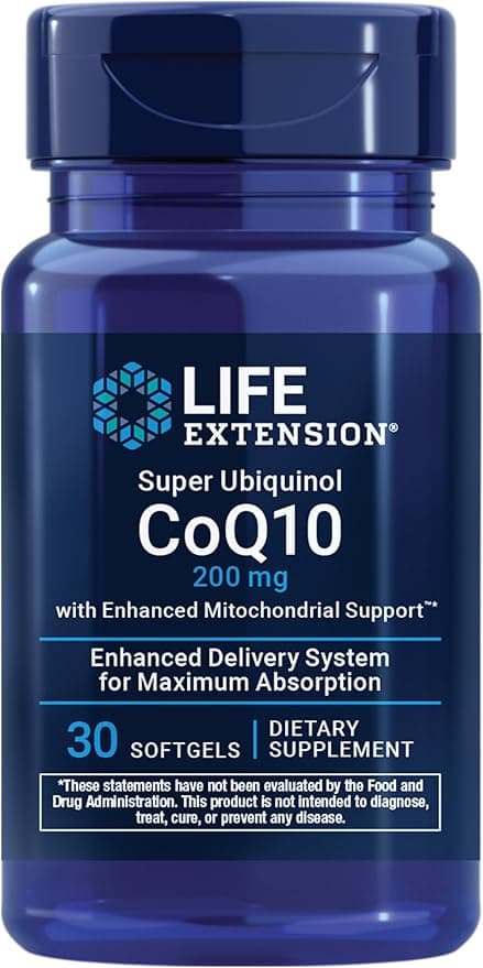 Super Ubiquinol CoQ10 with Enhanced Mitochondrial Support 200 mg