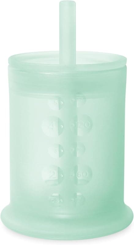 Olababy Silicone Training Cup with Straw Lid
