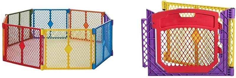 Toddleroo Superyard Colorplay Ultimate Play Yard Gate