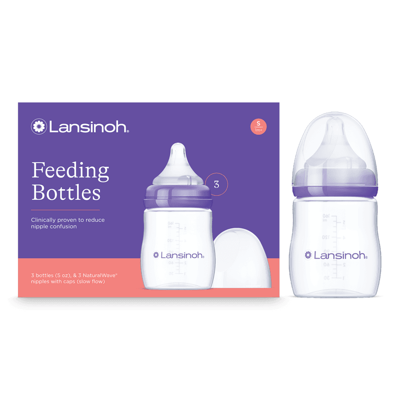 Lansinoh Anti-Colic Baby Bottles, 5 oz